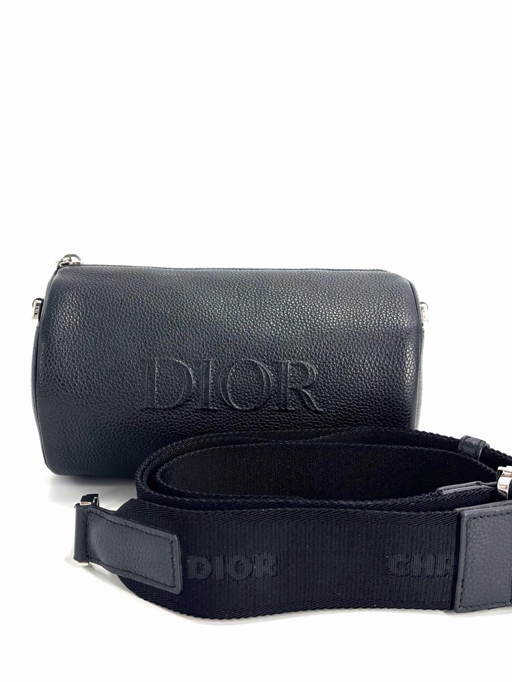Christian Dior DIOR MEN Roller Calfskin Leather Messenger Bag